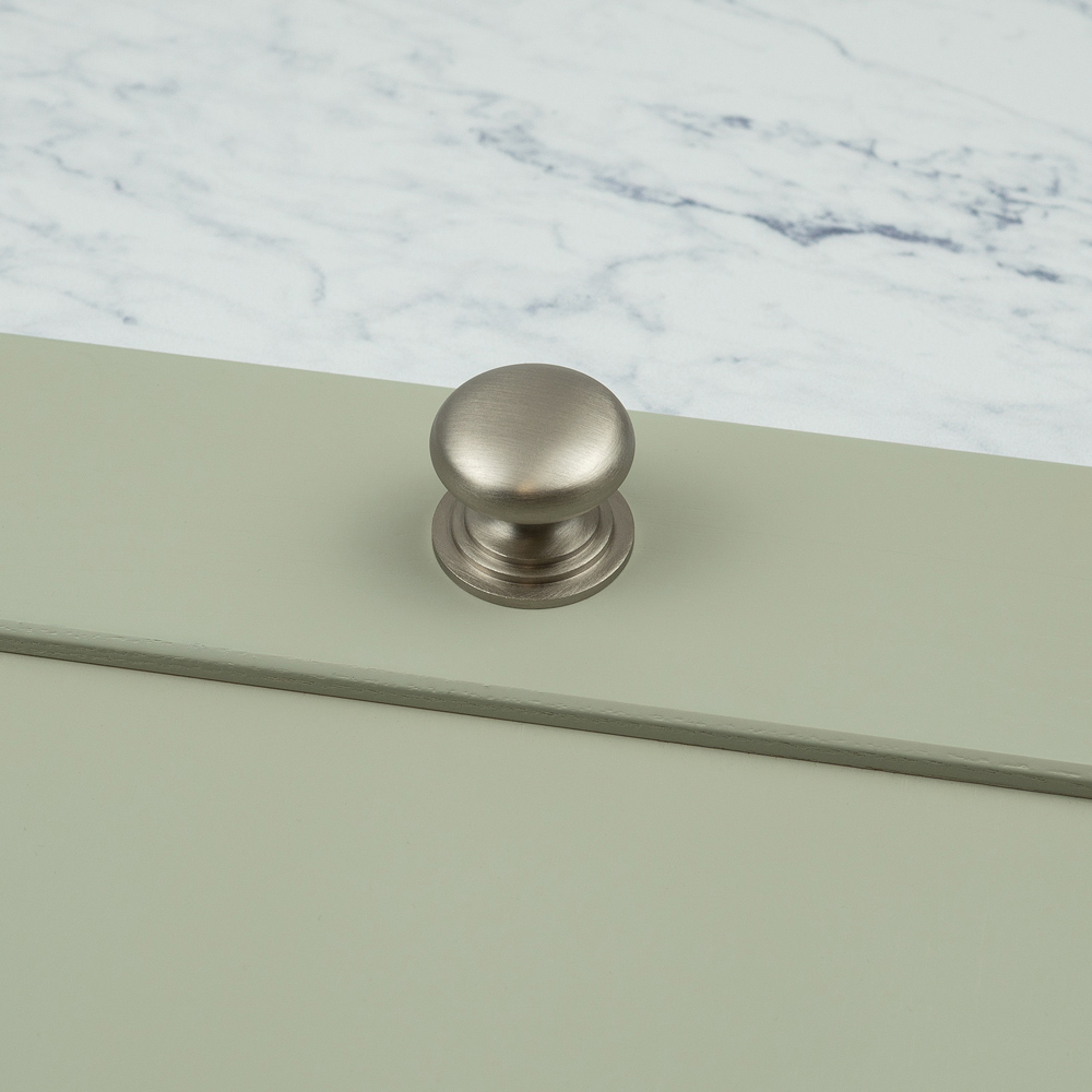 Handle & Home Satin Nickel Knob 32mm Image 3