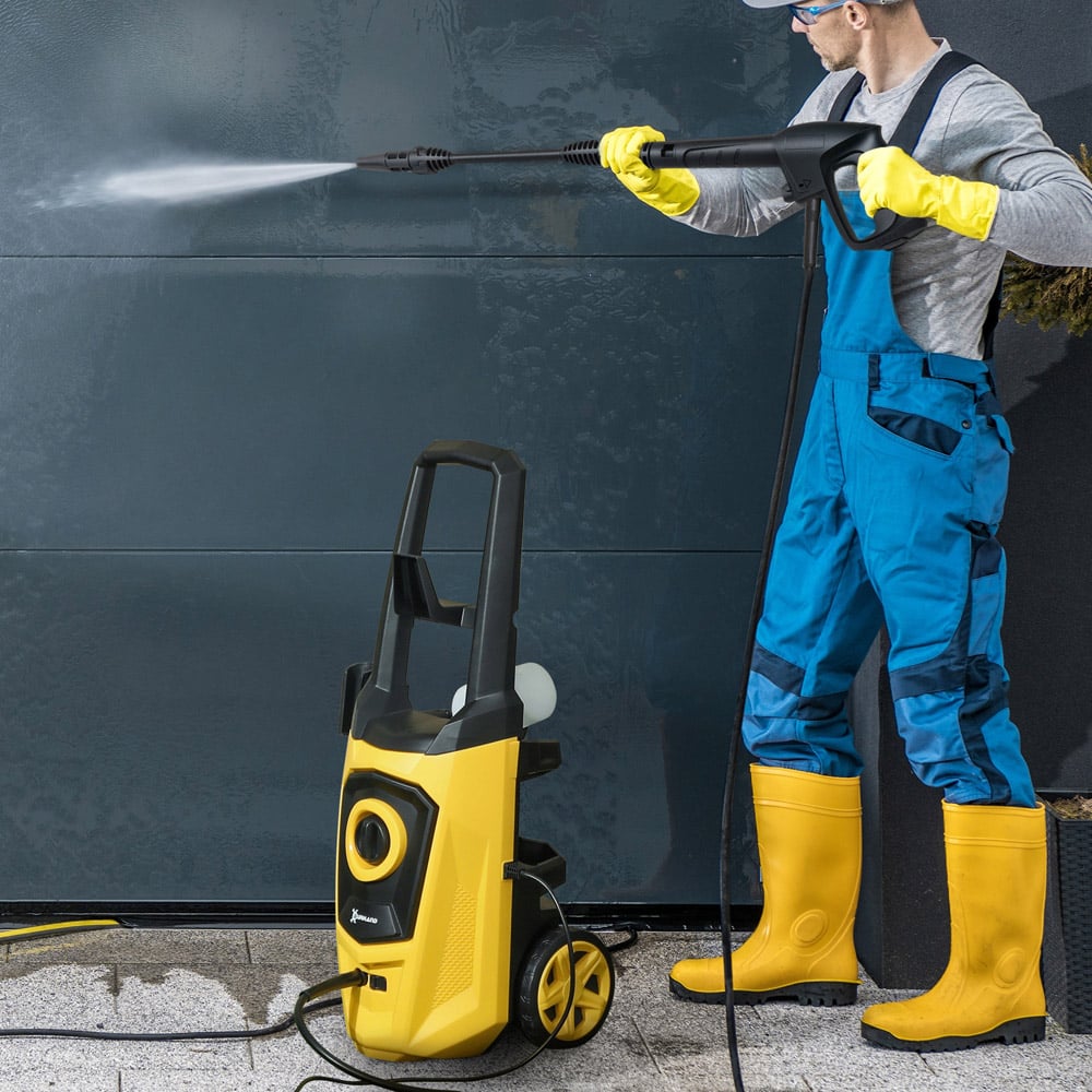 DURHAND 845-866V70YL 1800W Yellow Power Washer 150Bar Image 2