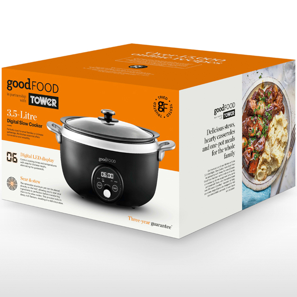 Good Food GF16011 Stainless Steel Digital Slow Cooker 6.5L Image 8