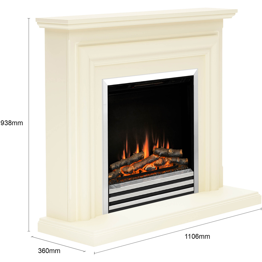 Carina Ivory Timber Electric Suite 44 inch Image 6