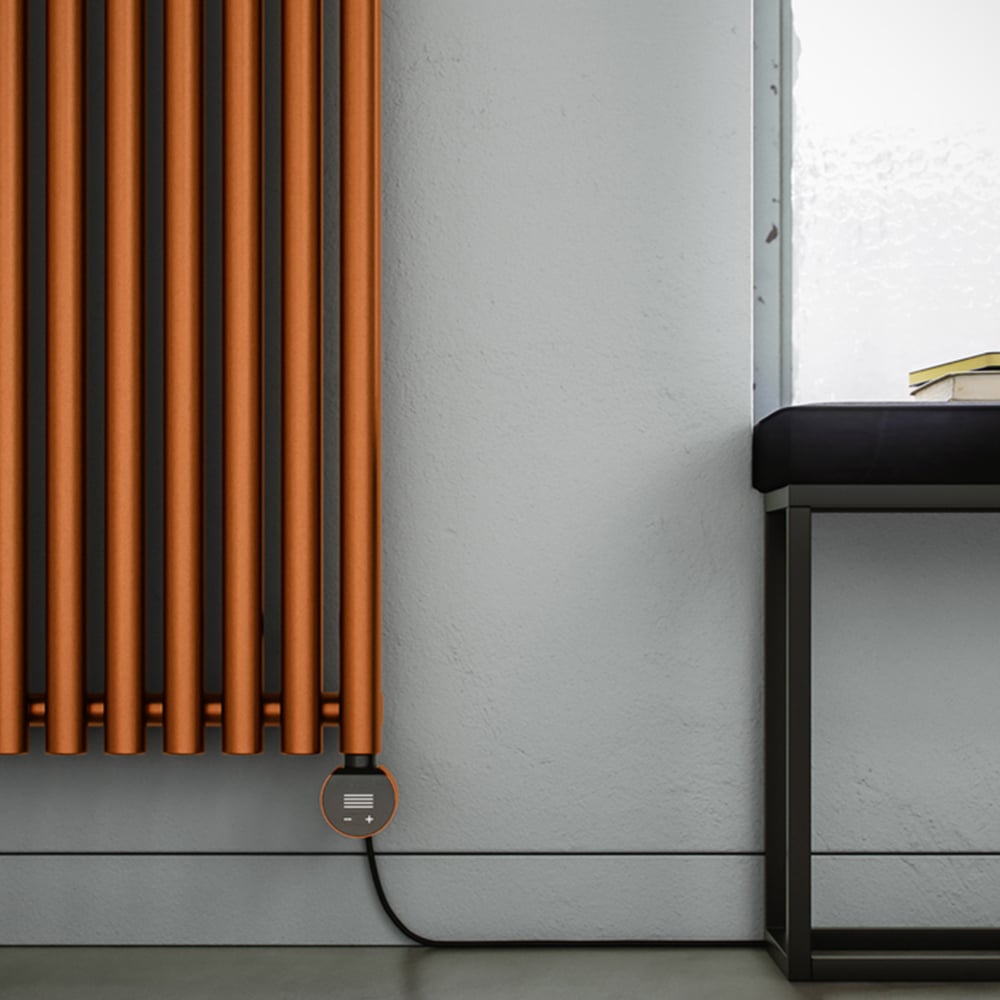 Terma Rolo-Room E Wi-Fi True Copper Electric Radiator 1500W 2000 x 590mm Image 7