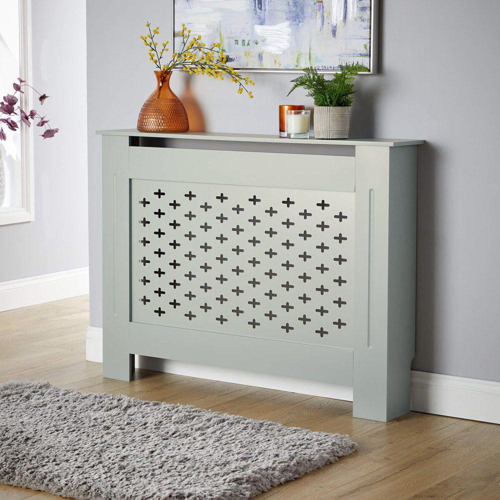 Home Source Crofton Grey Radiator Cover Unit Medium Image 4