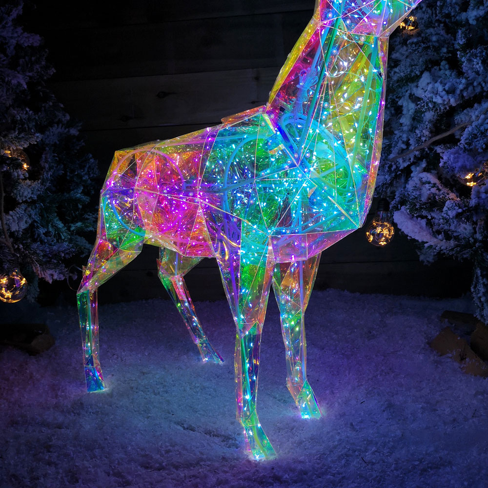 Samuel Alexander 500 White LED Stag Christmas Decoration 3ft Image 8