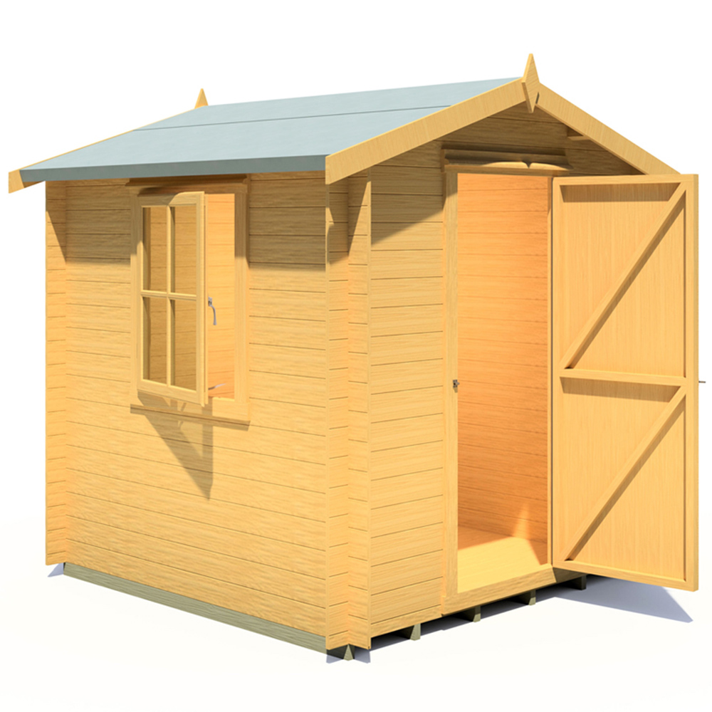 Shire Danbury 7 x 7ft Log Cabin Image 3