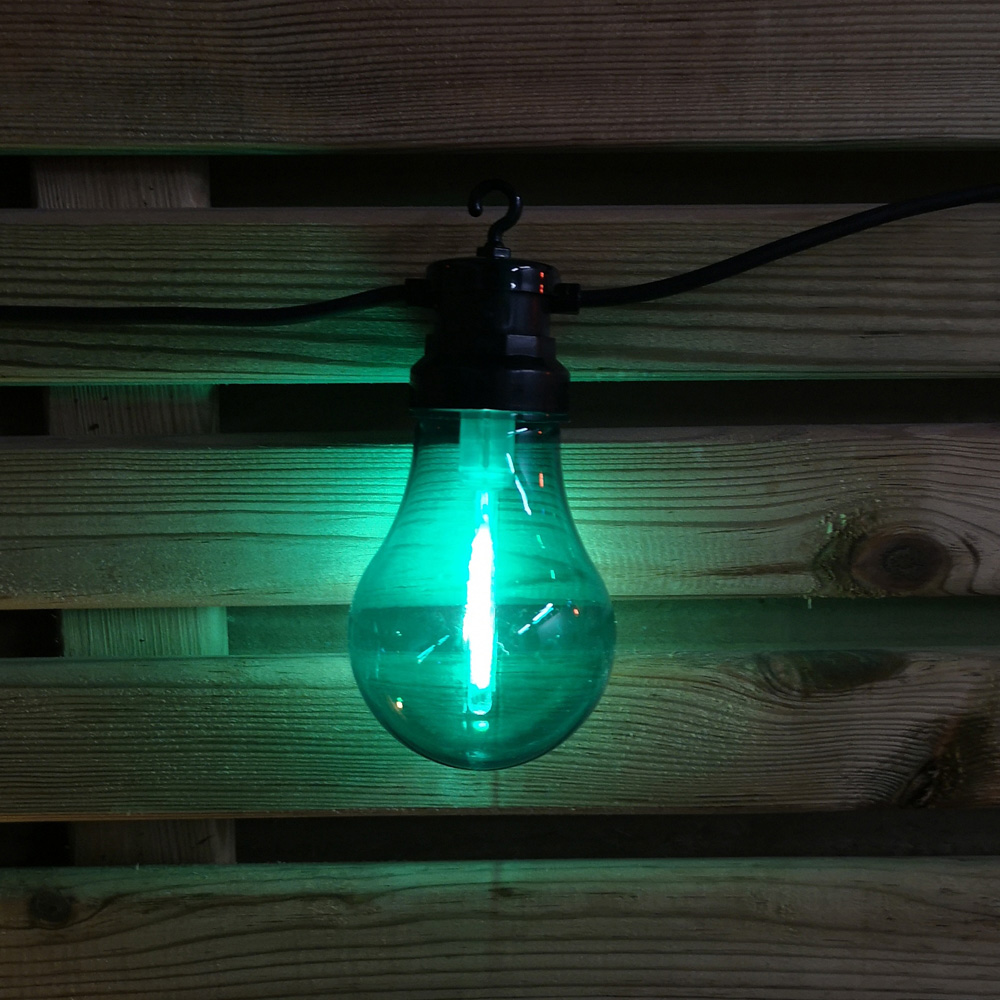 Samuel Alexander Multi Colour Festoon Bulb Lights with Timer Function 4.5m 10 Pack Image 6