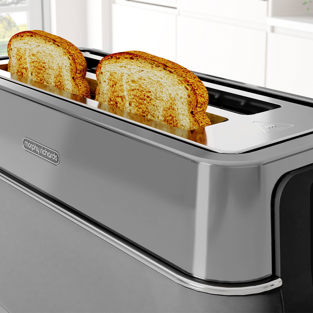 Morphy Richards Signature Grey 4 Slice Toaster Image 5