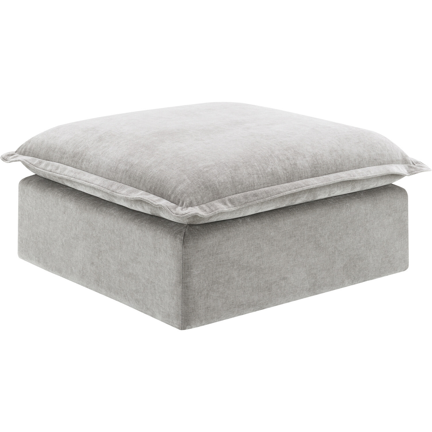 Molly 3 Seater Sofa with Ottoman - Grey Image 13