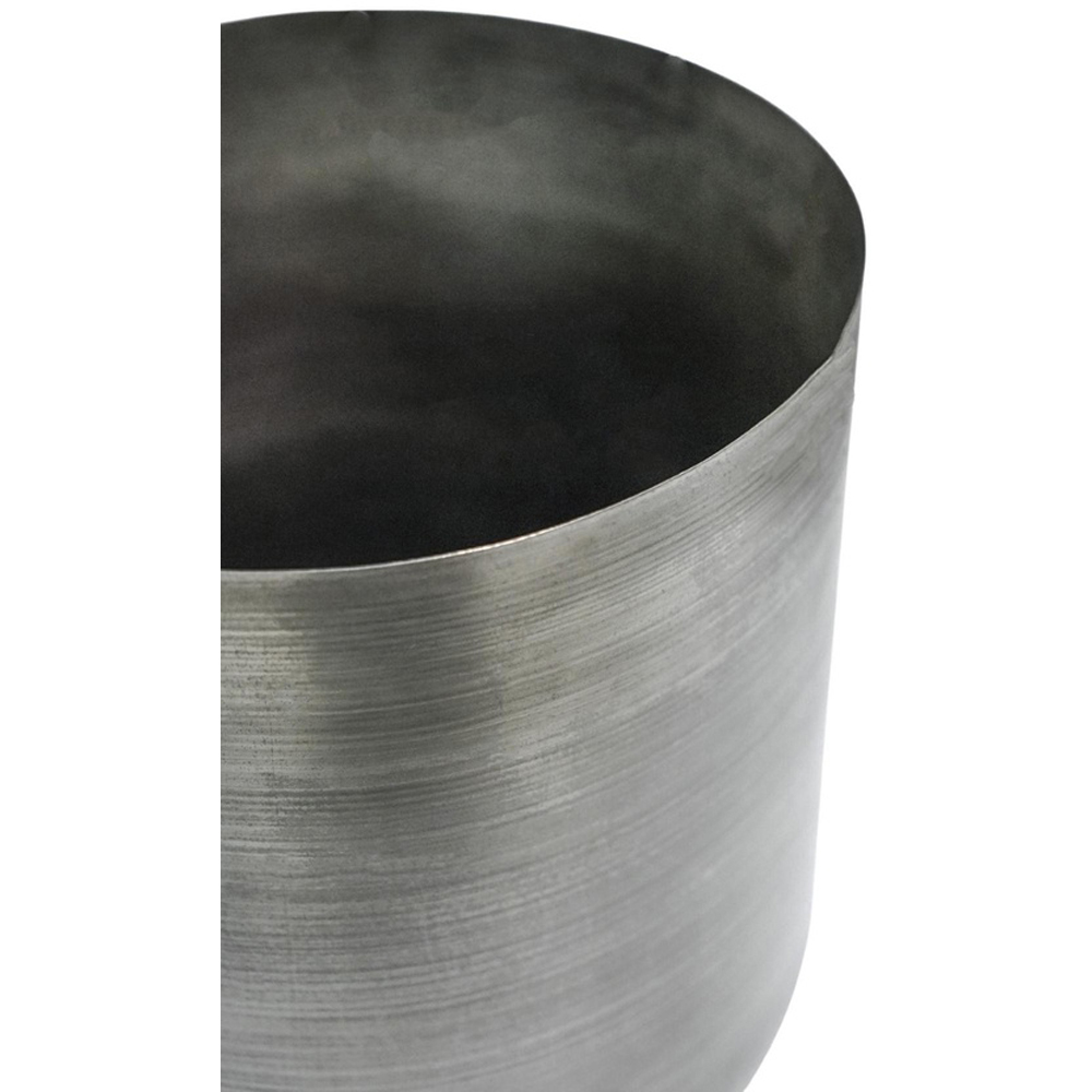 Ivyline Chelsea Pewter Indoor Planter 25cm Image 2