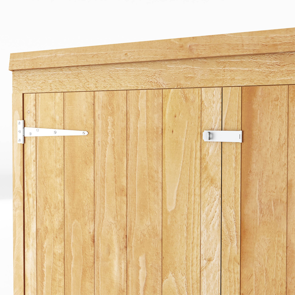 Mercia 3 x 5ft Double Door Overlap Pent Tool Storage Shed Image 5