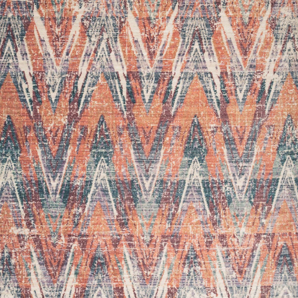 Kukoon Abstract Soft Chenille Beige Multicolour Washable Rug 120 x 170cm Image 3