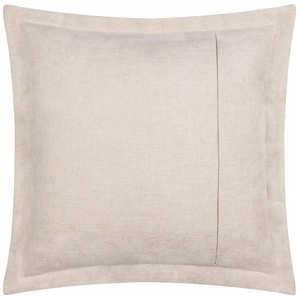 Yard Dune Brown Chenille Polyester Filled Cushion 50 x 50cm Image 2