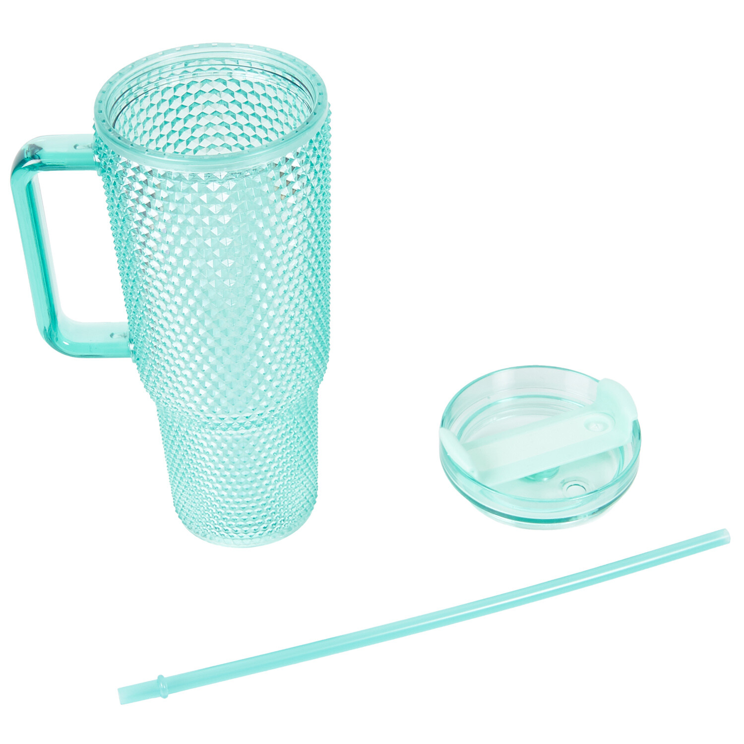 Studded Tumbler with Straw - Blue or Purple Image 6