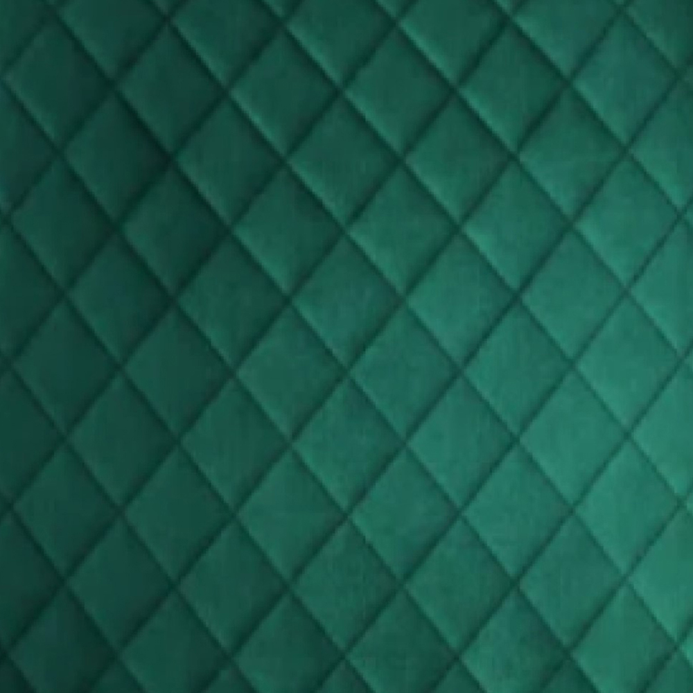 Lexi Set of 2 Green Velvet Fabric Dining Chairs Image 6