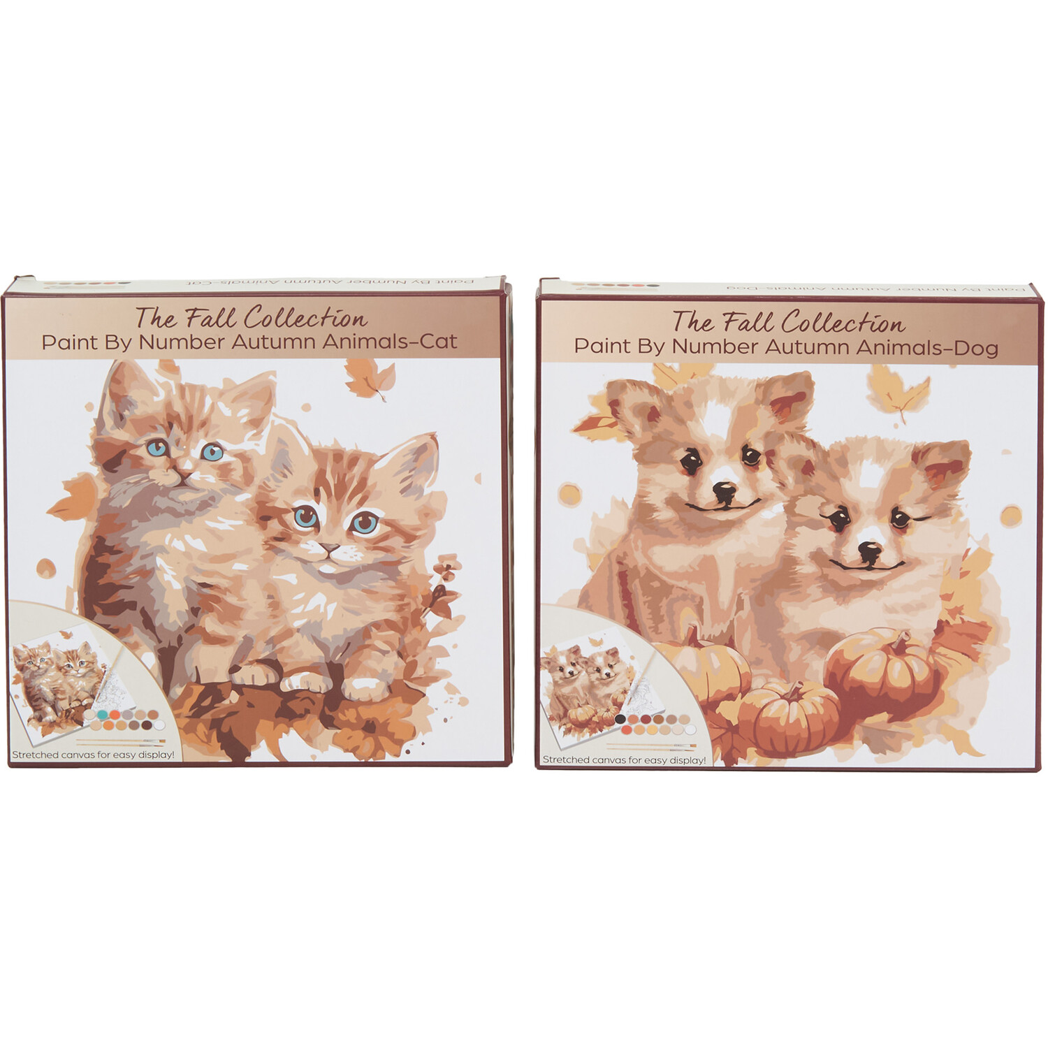 Paint By Number Autumn Animals Image 3
