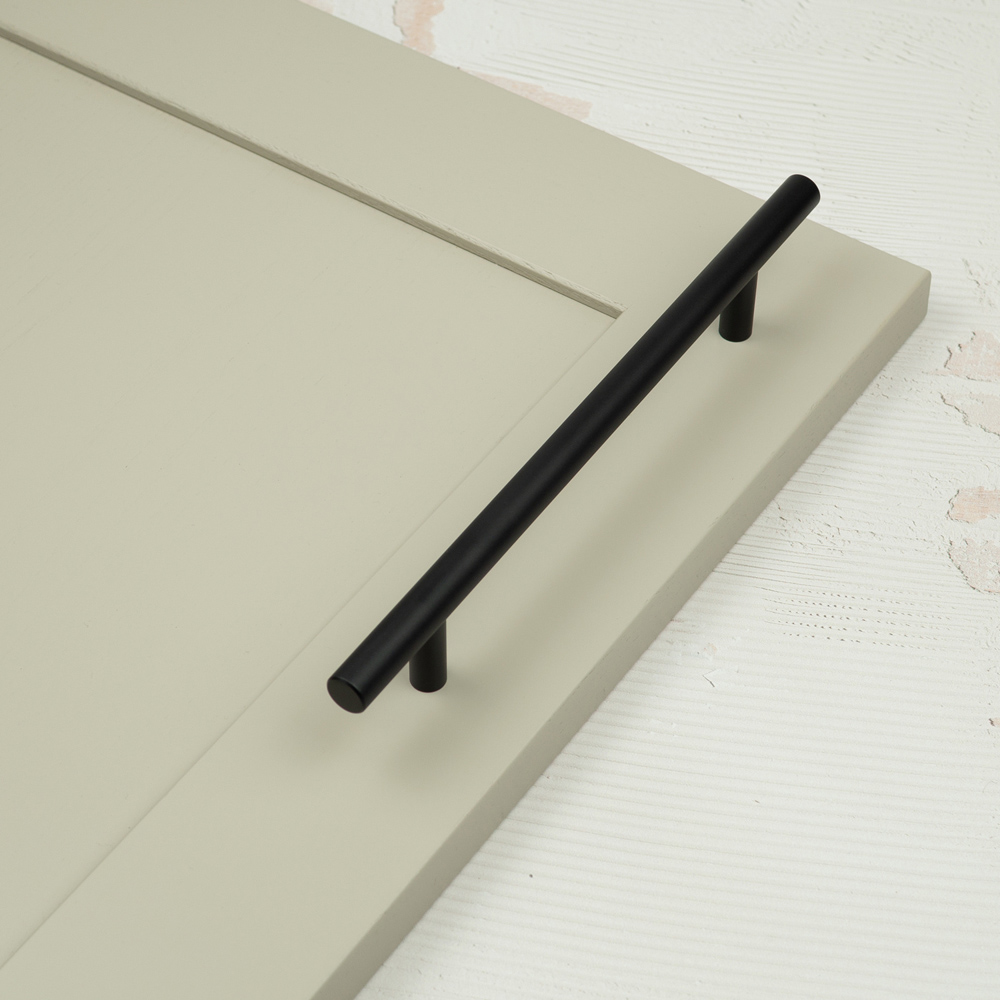 Handle & Home Matt Black T-Bar Handle 160mm Image 2