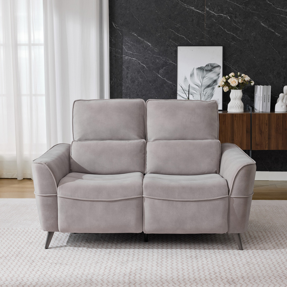 Astoria 2 Seater Oyster Recliner Sofa Image 5