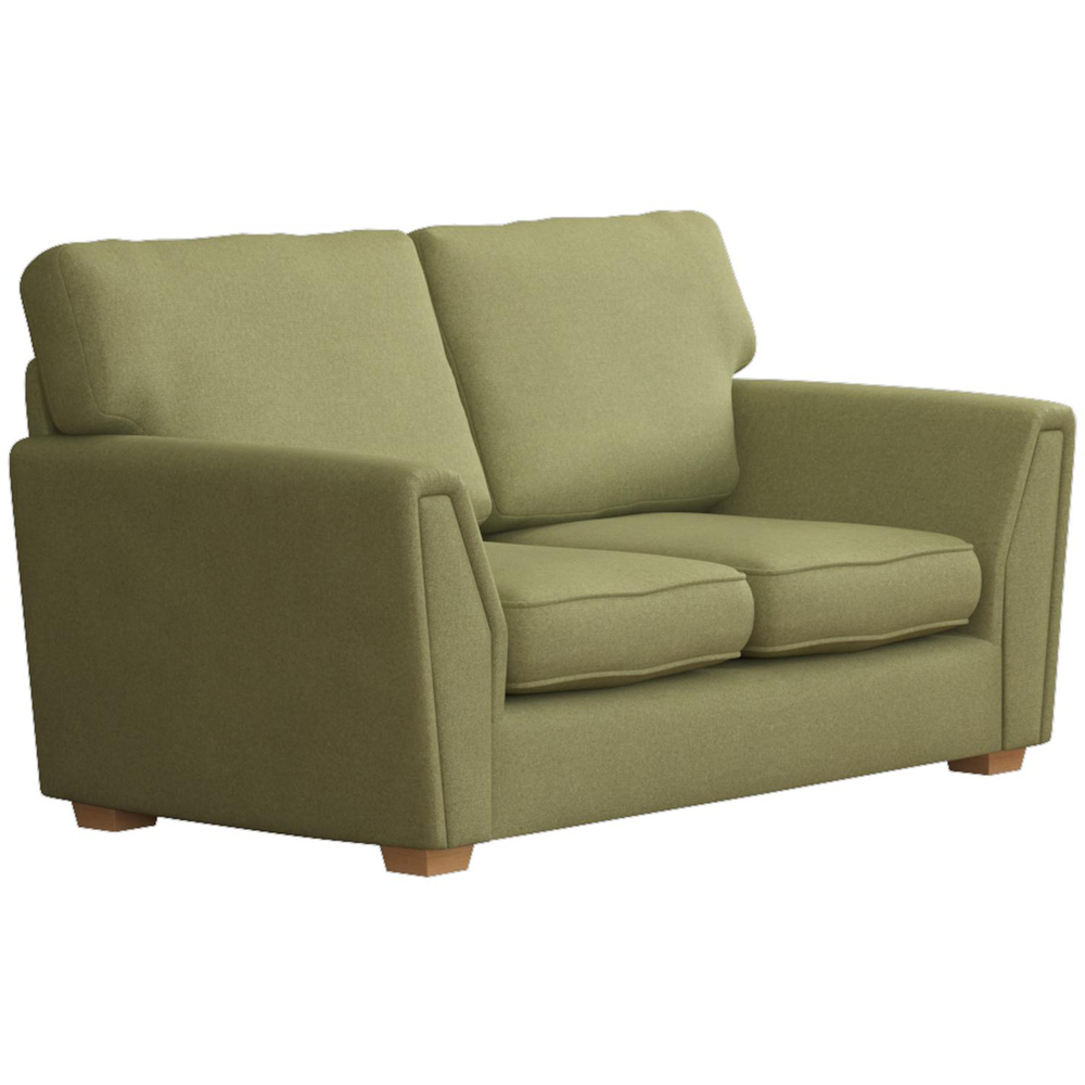 Wendleberry 2 Seater Olive Venice Fixed Back Sofa Image 3