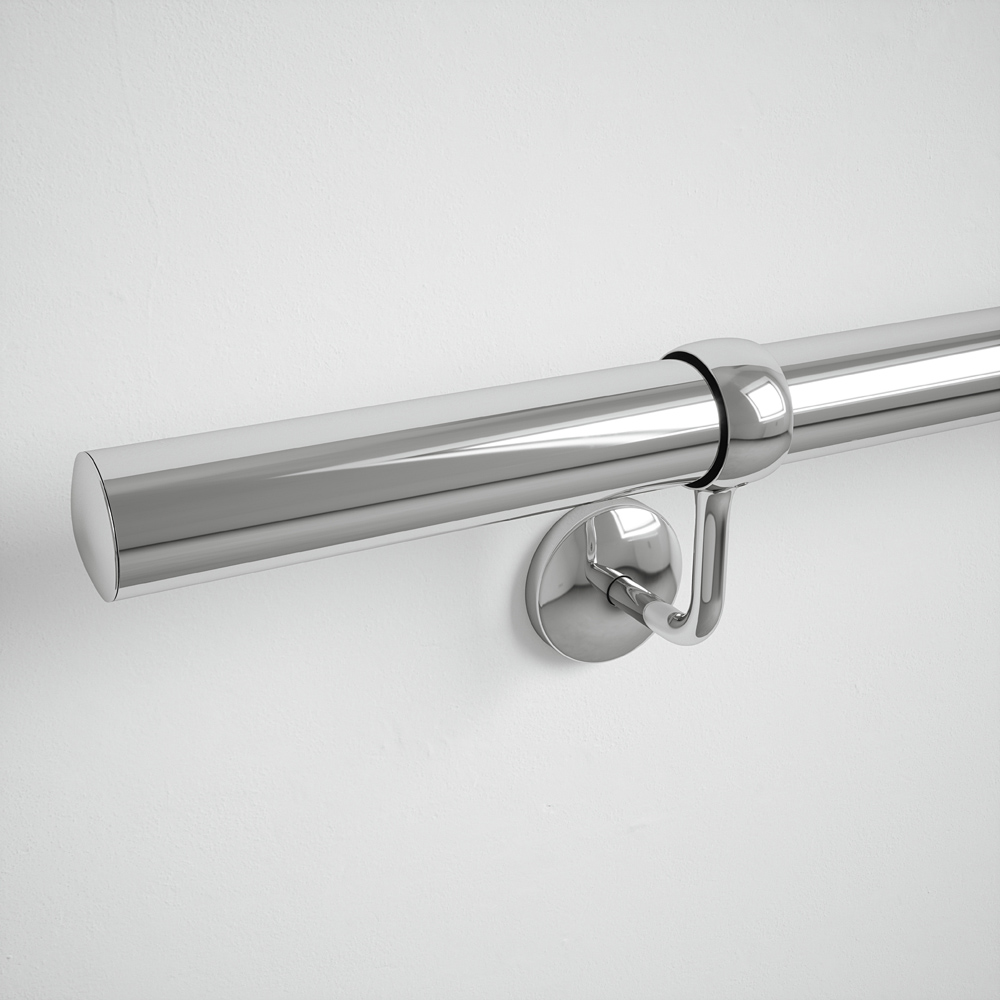 Forgeworks Brushed Stair Hand Rail Kit 3.6m Image 6