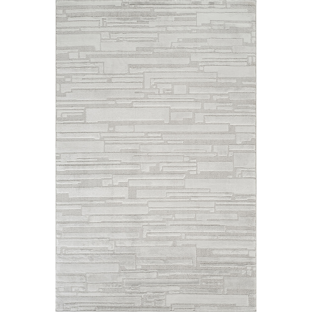 Desire Rugs Hamilton Silver Bold Geometric Rug 60 x 220cm Image 7