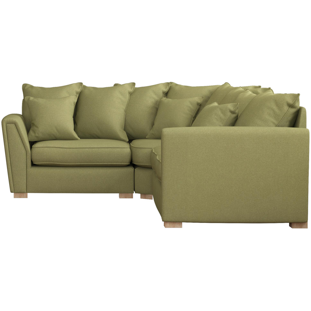 Wendleberry 3 Seater Venice Olive Scatter Back Left Hand Corner Sofa Image 3