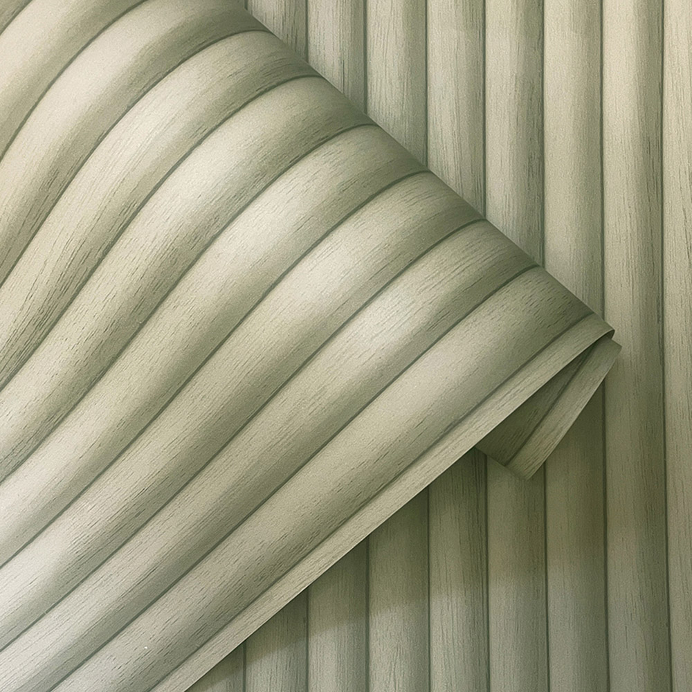 Holden Decor Bevel Slat Sage Wallpaper Image 2