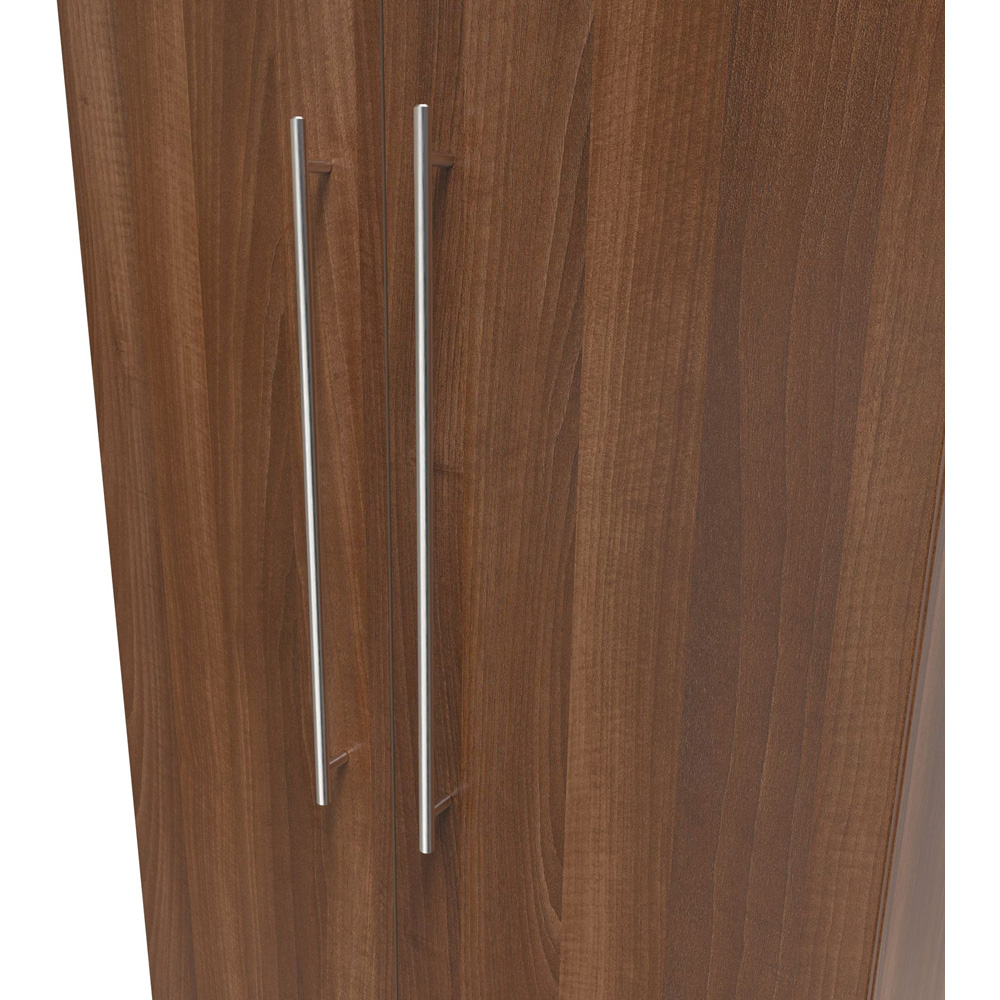 Crowndale Sherwood 2 Door Noche Walnut Wardrobe Image 6