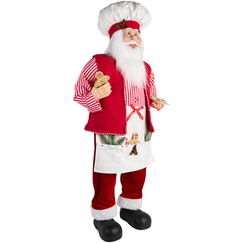 Large Chef Santa Decoration Image 7