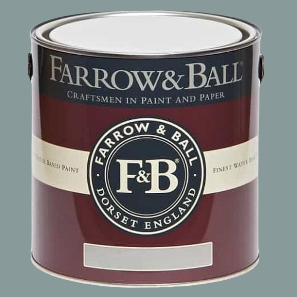 Farrow & Ball Interior Wood and Metal 85 Oval Room Blue Flat Eggshell Paint 2.5L Image 2