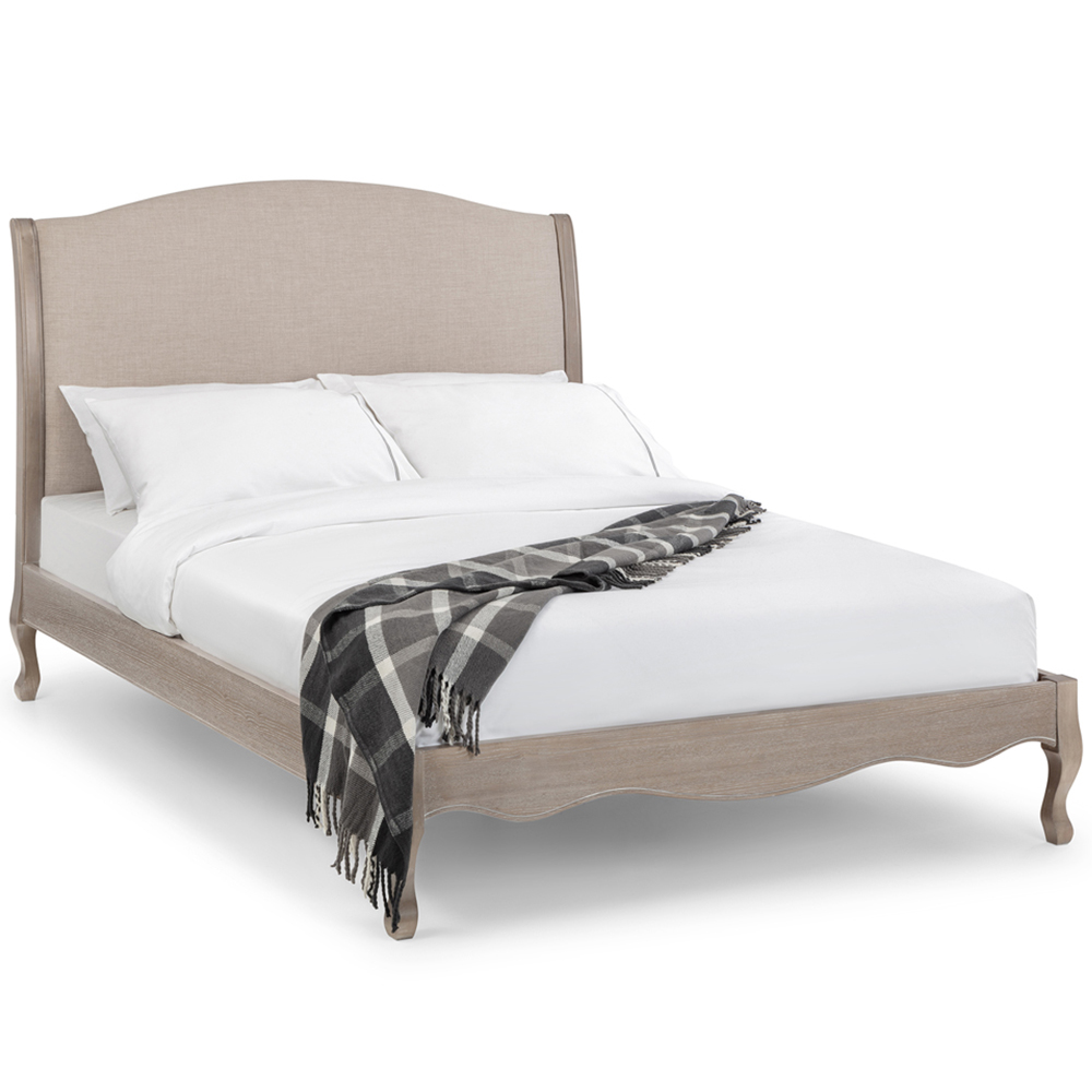 Julian Bowen Camille Double Limed Oak Bed Image 4