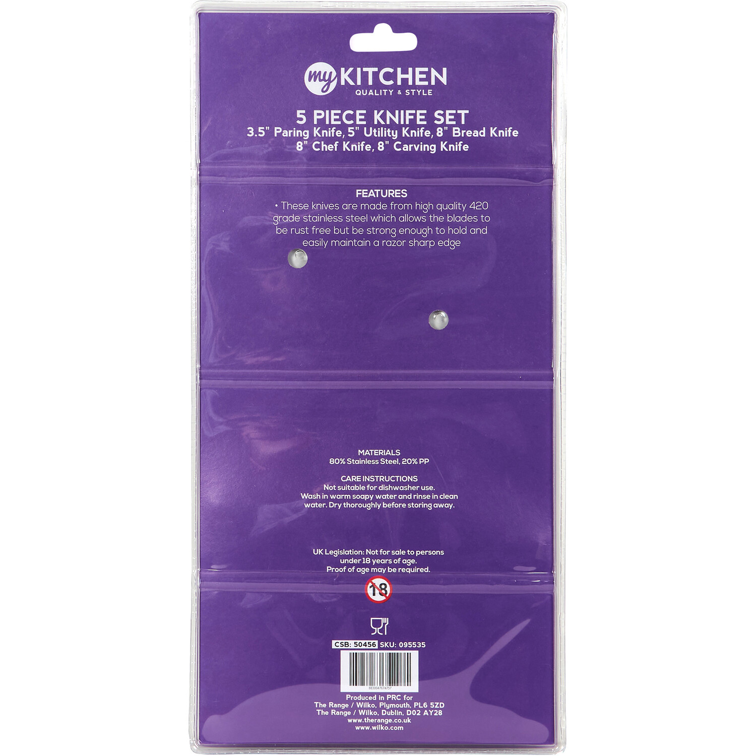 My Kitchen 5 Piece Knife Set Image 2