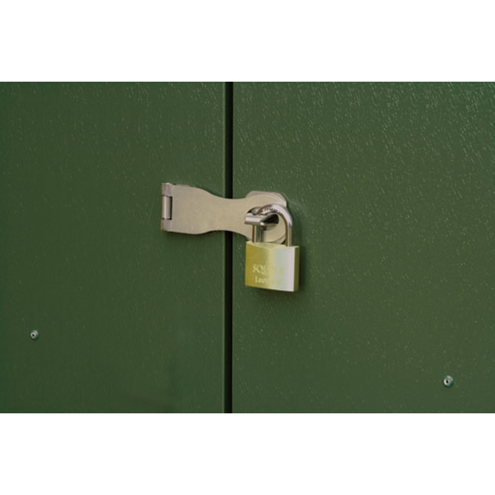 Trimetals ProtectaBike 940 9 x 4ft Anthracite Metal Pent Motorcycle Garage with Flooring Image 3