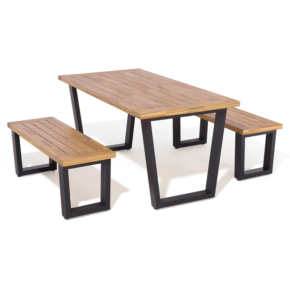 Rowlinson Stockholm 4 Seater Dining Set Image 2