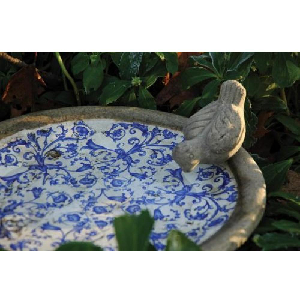Fallen Fruits Classic Ceramic Garden Bird Bath Image 2