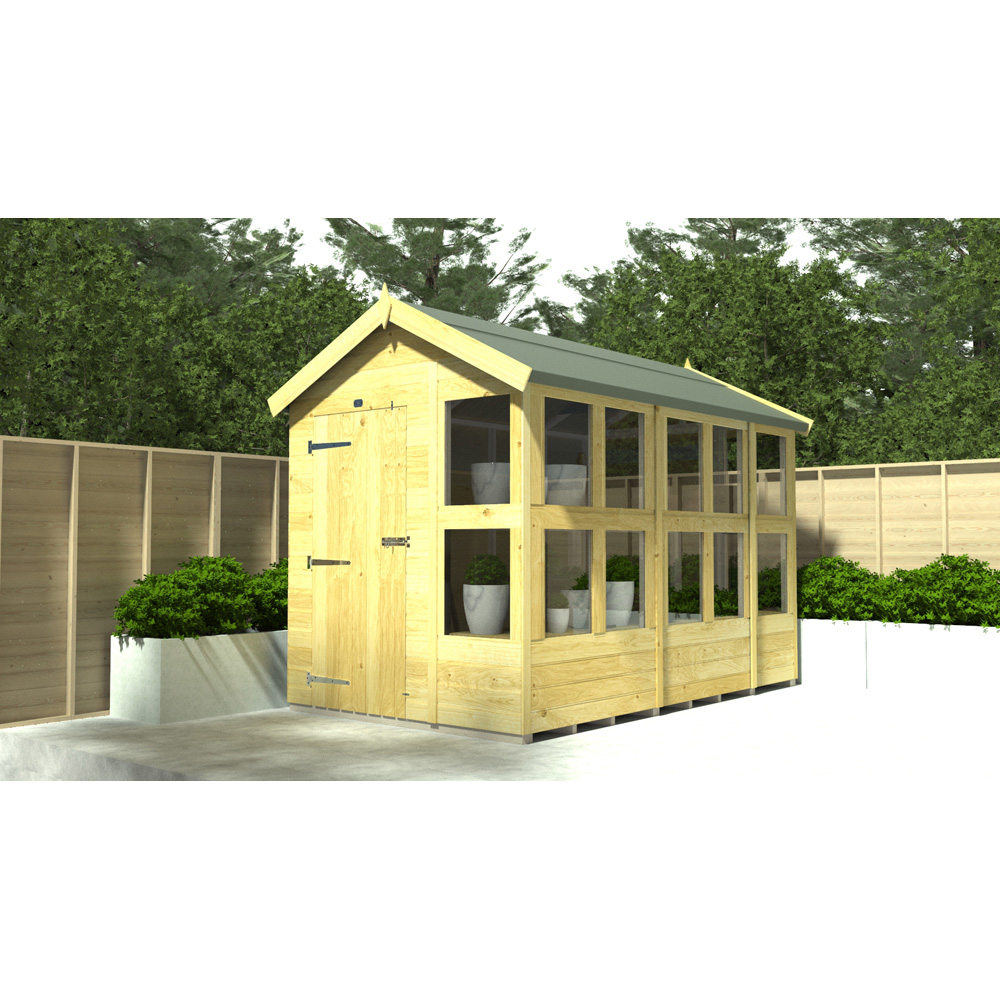 DIY Sheds 6 x 18ft Tongue and Groove Timber Apex Potting Shed Image 2