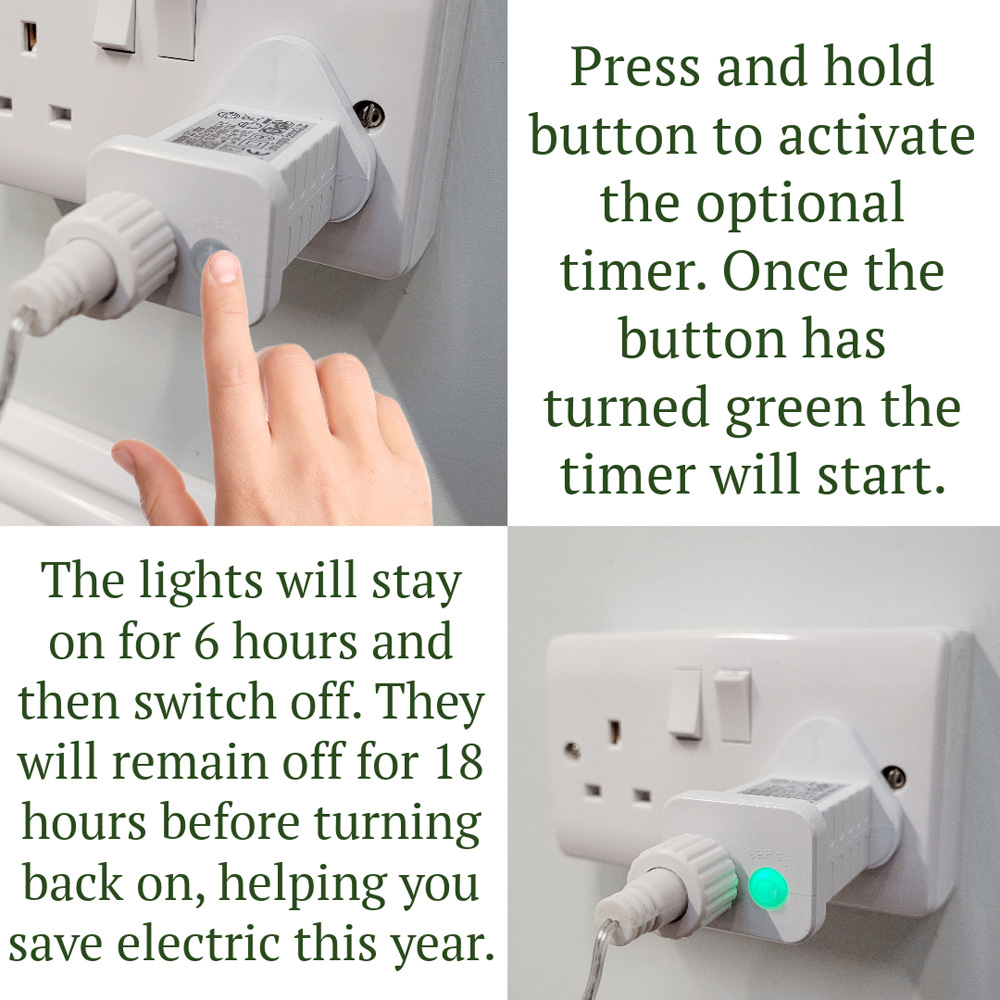 Best Artificial Multicoloured LED Icicle Light 2.5m Image 4