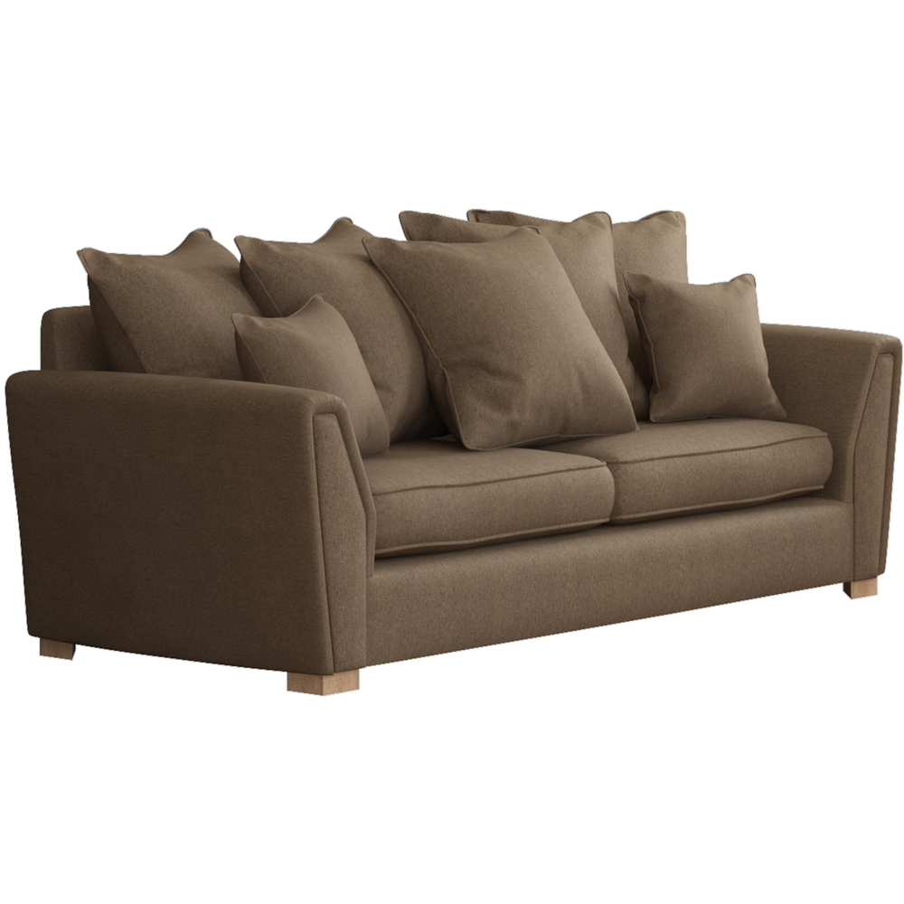 Wendleberry 3 Seater Nutmeg Venice Scatter Back Sofa Image 3