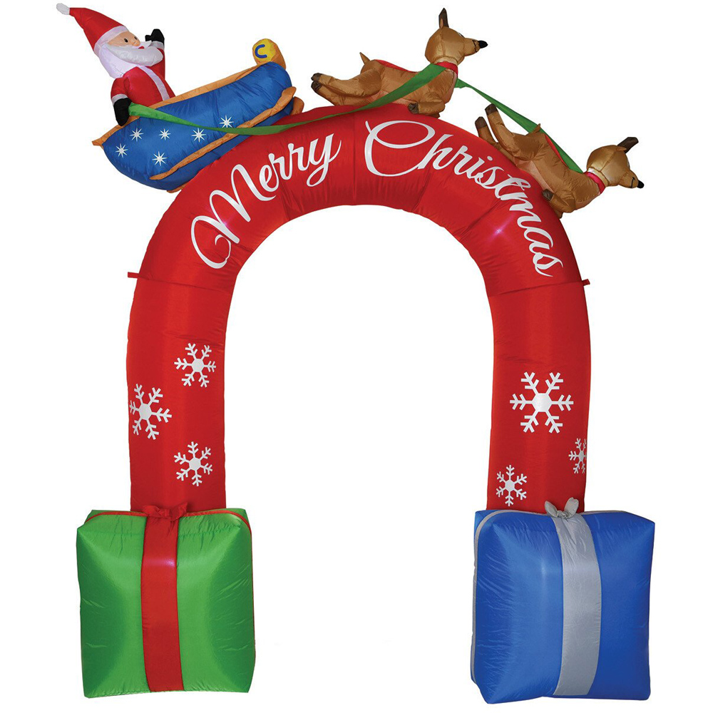 LED Christmas Inflatable Arch 7ft Image 2