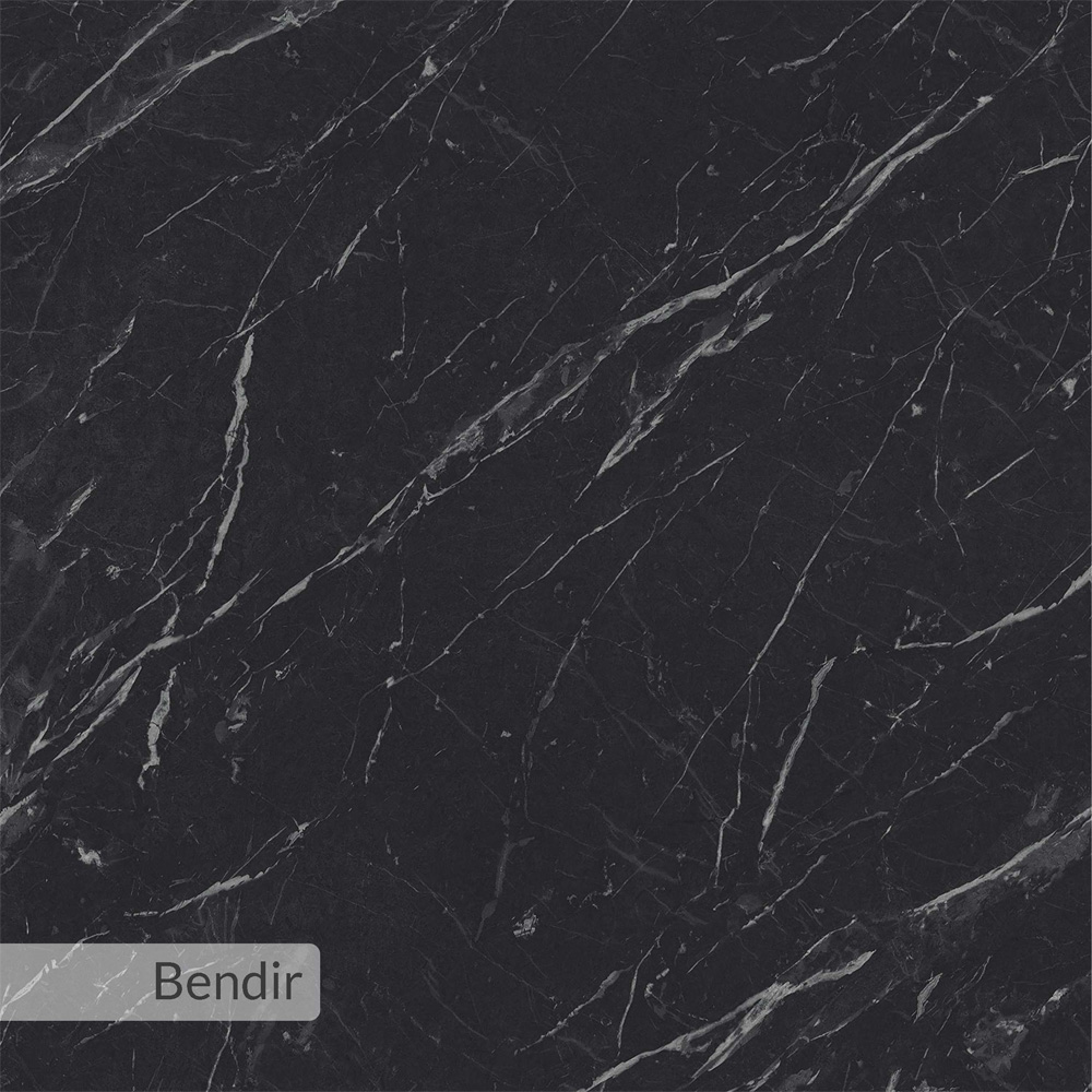 Decortie Simpi Black Marble Effect Side End Table Image 6