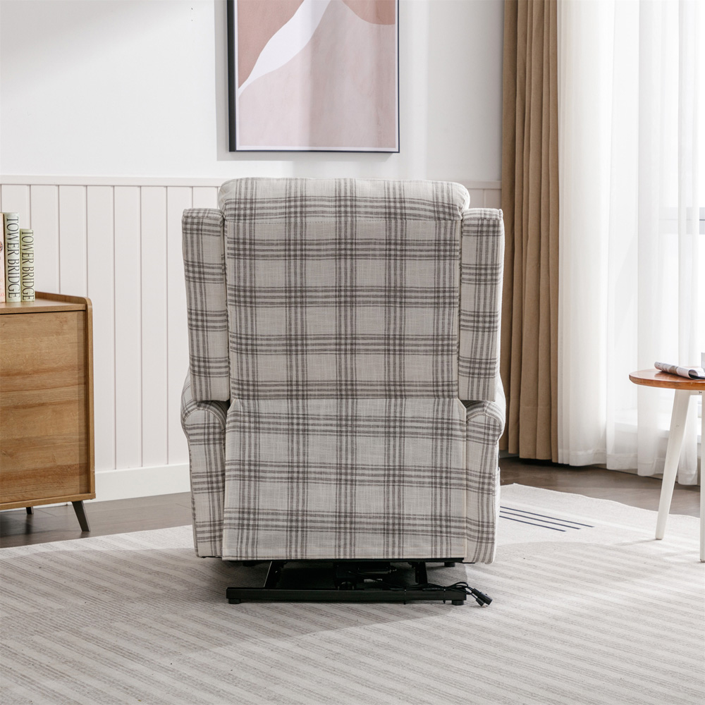 Furniture One Grey Electronic Power Lift and Tilt Chair Image 7