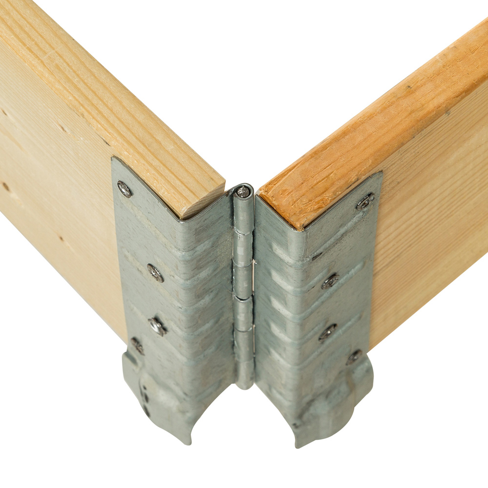 tectake Foldable and Stackable Wooden Raised Garden Bed 3 Pack Image 4