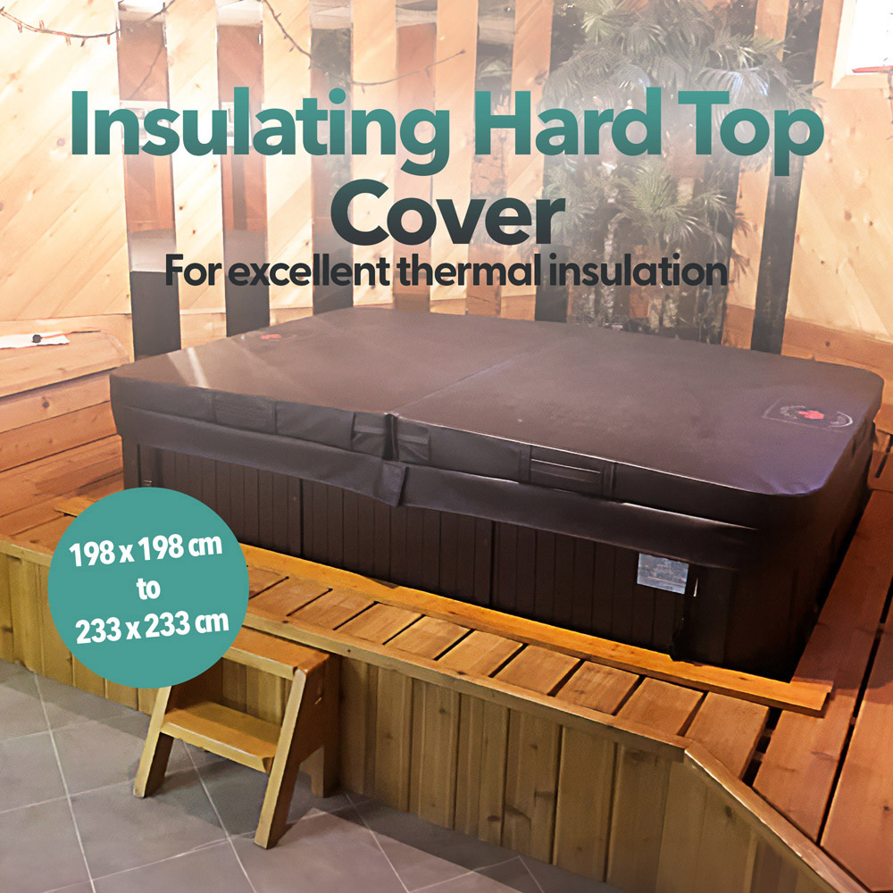 Canadian Spa Company Brown Hot Tub Cover 198 x 198cm Image 2