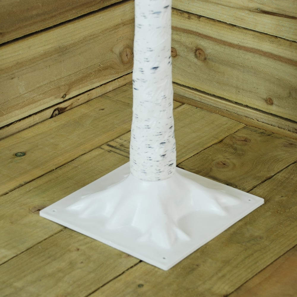 Samuel Alexander Multicolour LED Pre Lit Outdoor Birch Artificial Christmas Tree 8ft Image 3