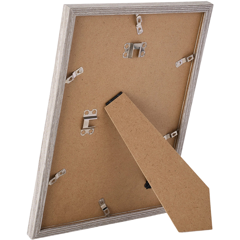 Living and Home Grey Wood Photo Frame 8.3 x 11.7 inch 5 Pack Image 4