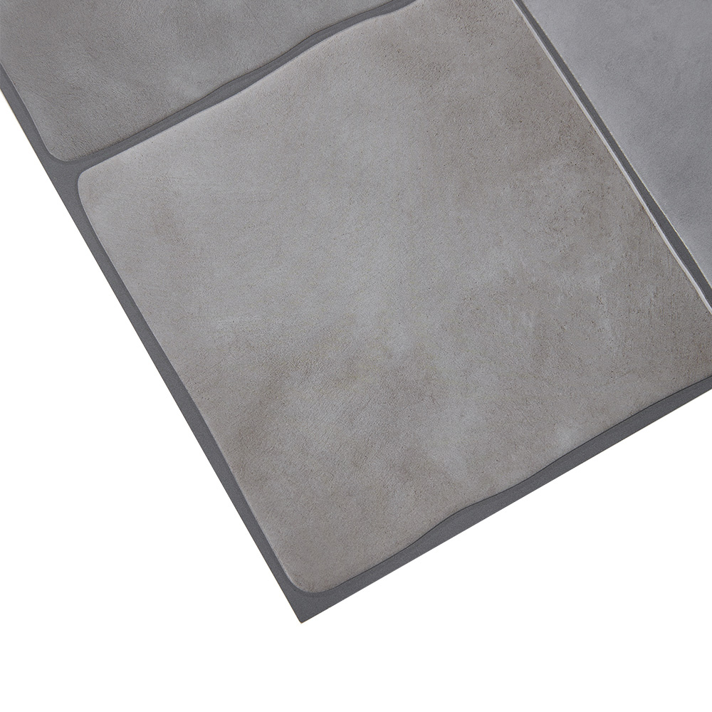 Living and Home Concrete Grey Square Self Adhesive Wall Sticker 10 Pack Image 7