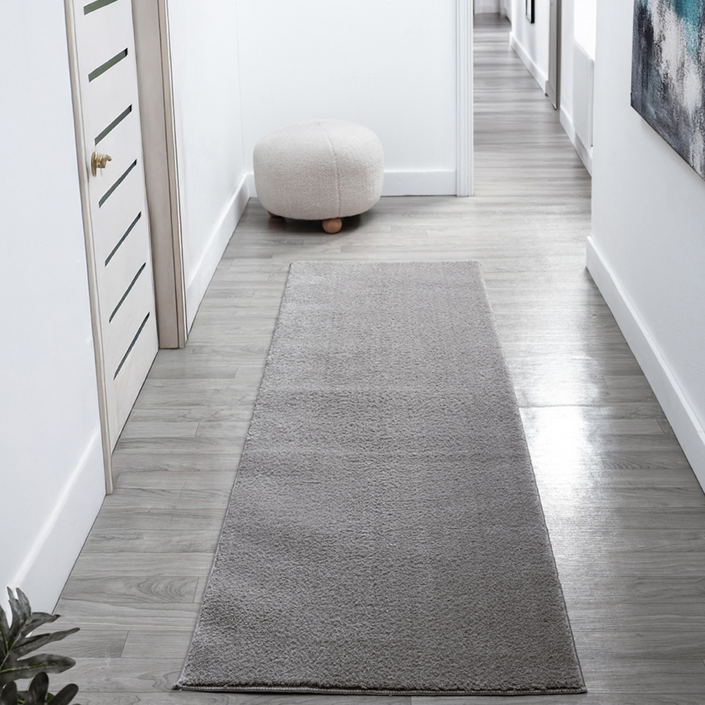 Desire Rugs Comfy Dark Grey Anti Slip Felt Backing Rug 80 x 120cm Image 7