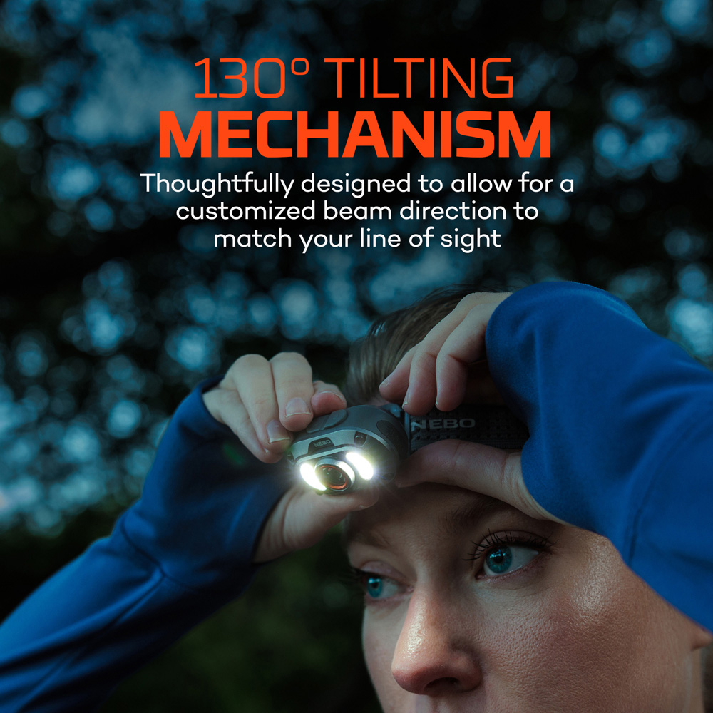 Nebo Mycro 900+ 2-in-1 900 Lumens Rechargeable Headlamp and Cap Light Image 7