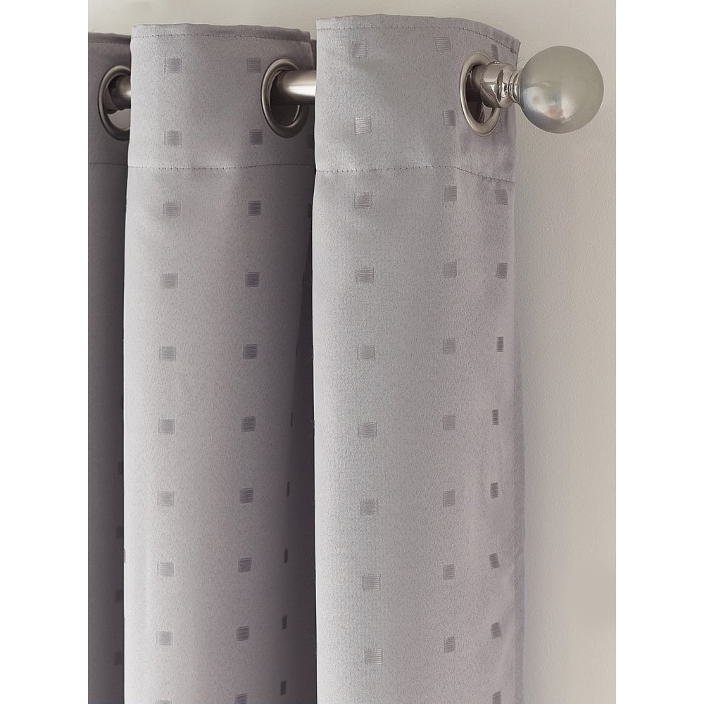 Alan Symonds Madison Silver Ring Top Curtain 229 x 229cm Image 6