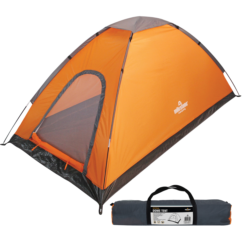 Milestone Camping 2 Person Dome Tent Image 3