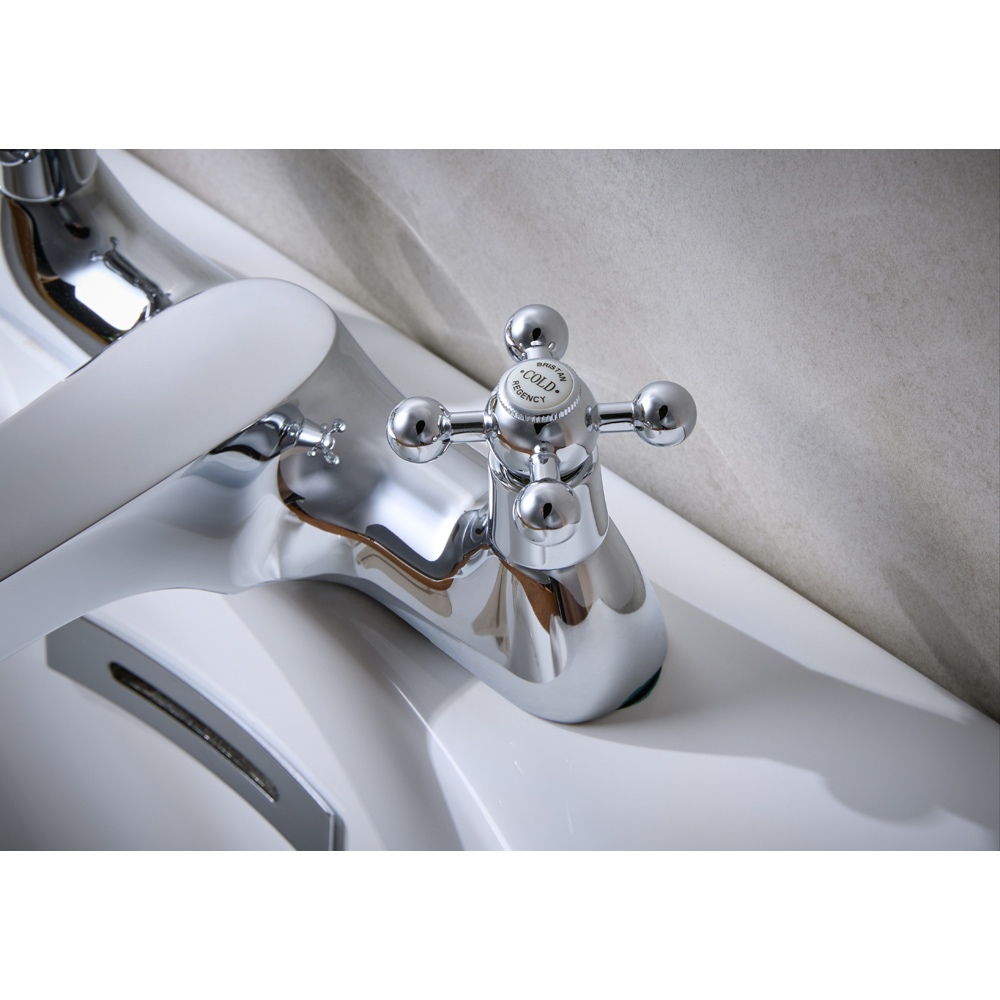 Bristan Regency Traditional Chrome Bath Filler Tap Image 3