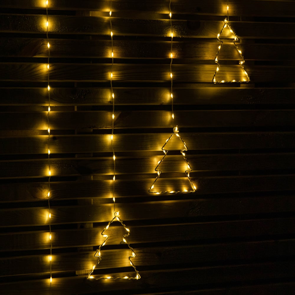 Premier FlexiBrights 258 Warm White LED Christmas Tree Curtain Light 1.2 x 1.2m Image 3